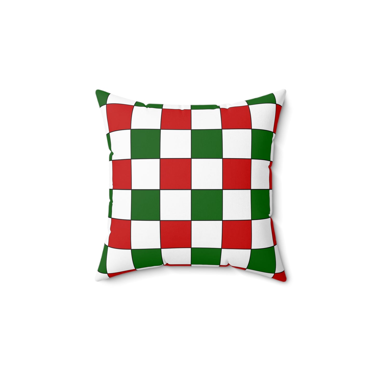Tajikistan Retro Check Cushion Pillow