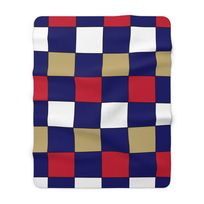 Saint Helena Retro Check Blanket Throw