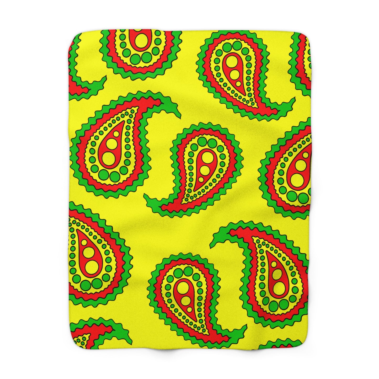 Congo Retro Paisley Blanket Throw