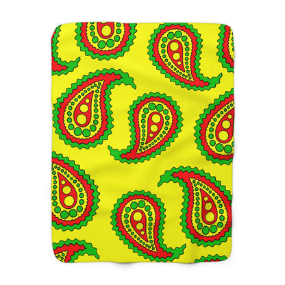 Congo Retro Paisley Blanket Throw