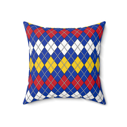 Philippines Retro Argyle Cushion Pillow