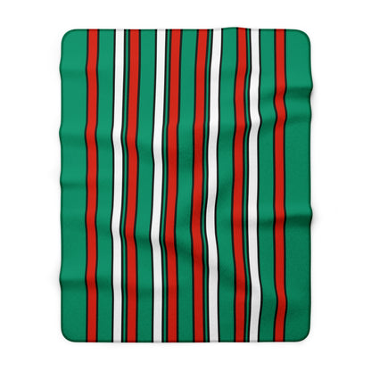 Bulgaria Retro Stripes Blanket Throw