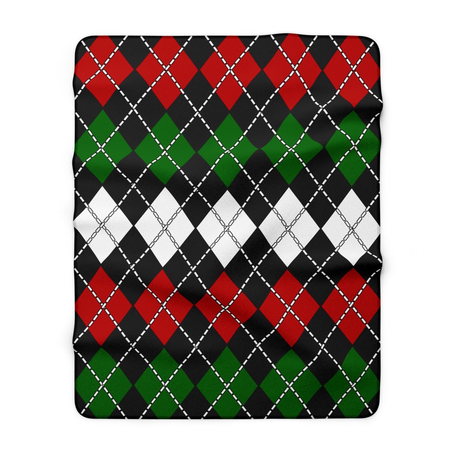 Kenya Retro Argyle Blanket Throw