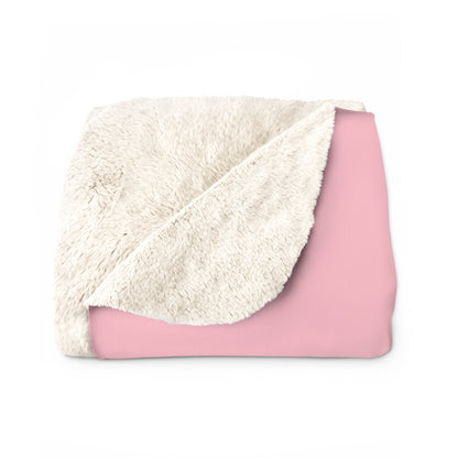 Pink, White Retro Target Blanket Throw