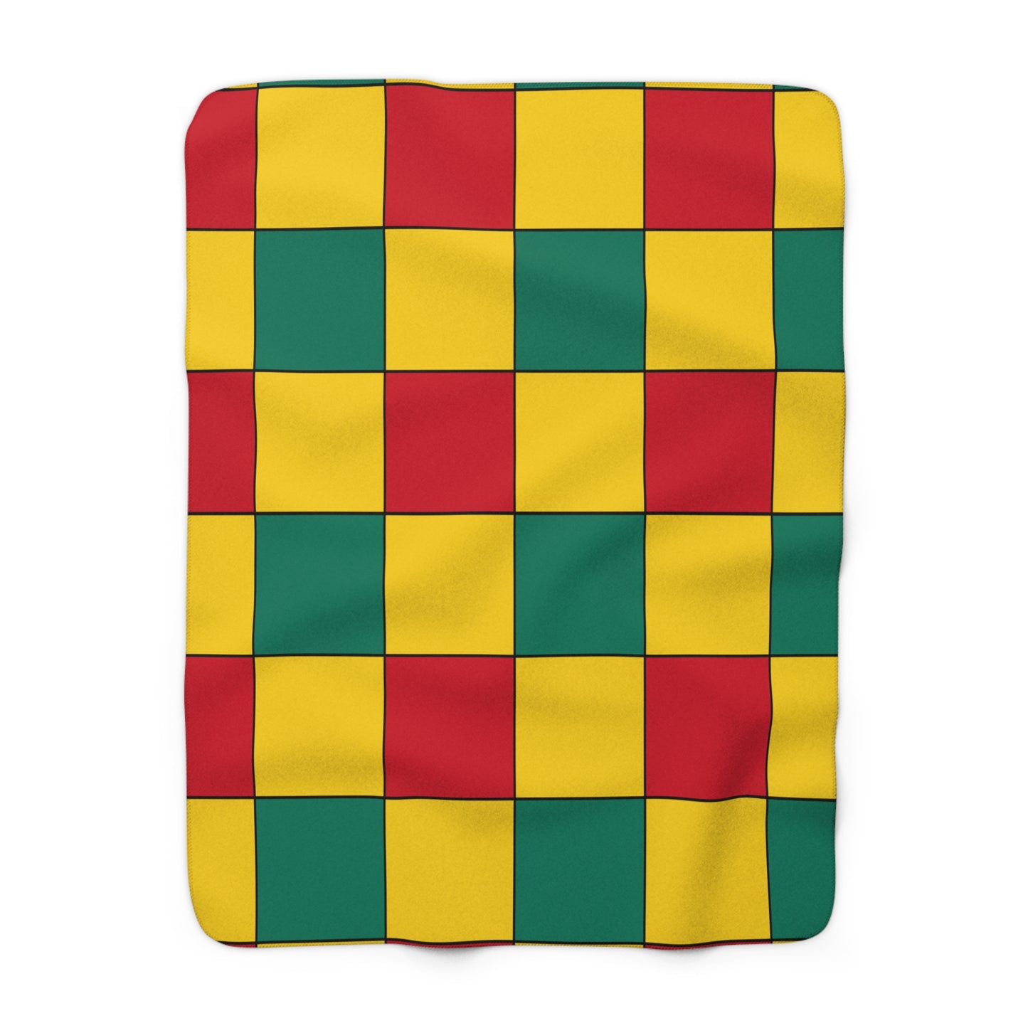 Cameroon Retro Check Blanket Throw