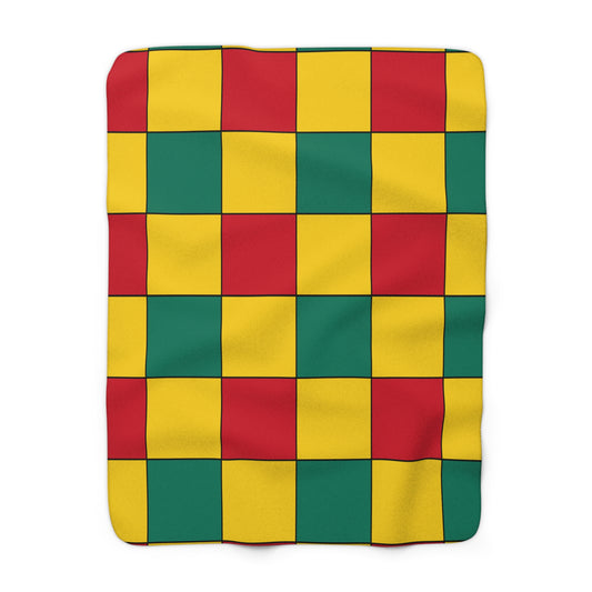 Cameroon Retro Check Blanket Throw