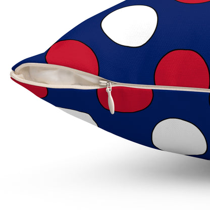 Anguilla Retro Polka Dots Cushion Pillow