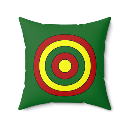 Senegal Retro Target Cushion Pillow