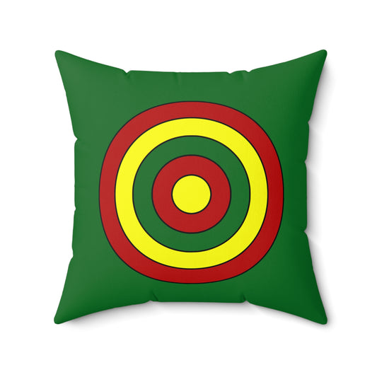 Senegal Retro Target Cushion Pillow