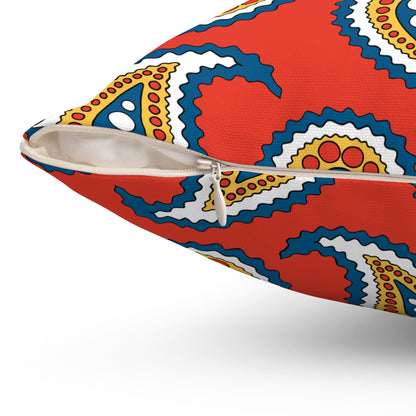 Kiribati Retro Paisley Cushion Pillow
