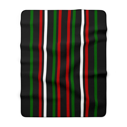 Kenya Retro Stripes Blanket Throw