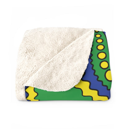 Brazil Retro Paisley Blanket Throw