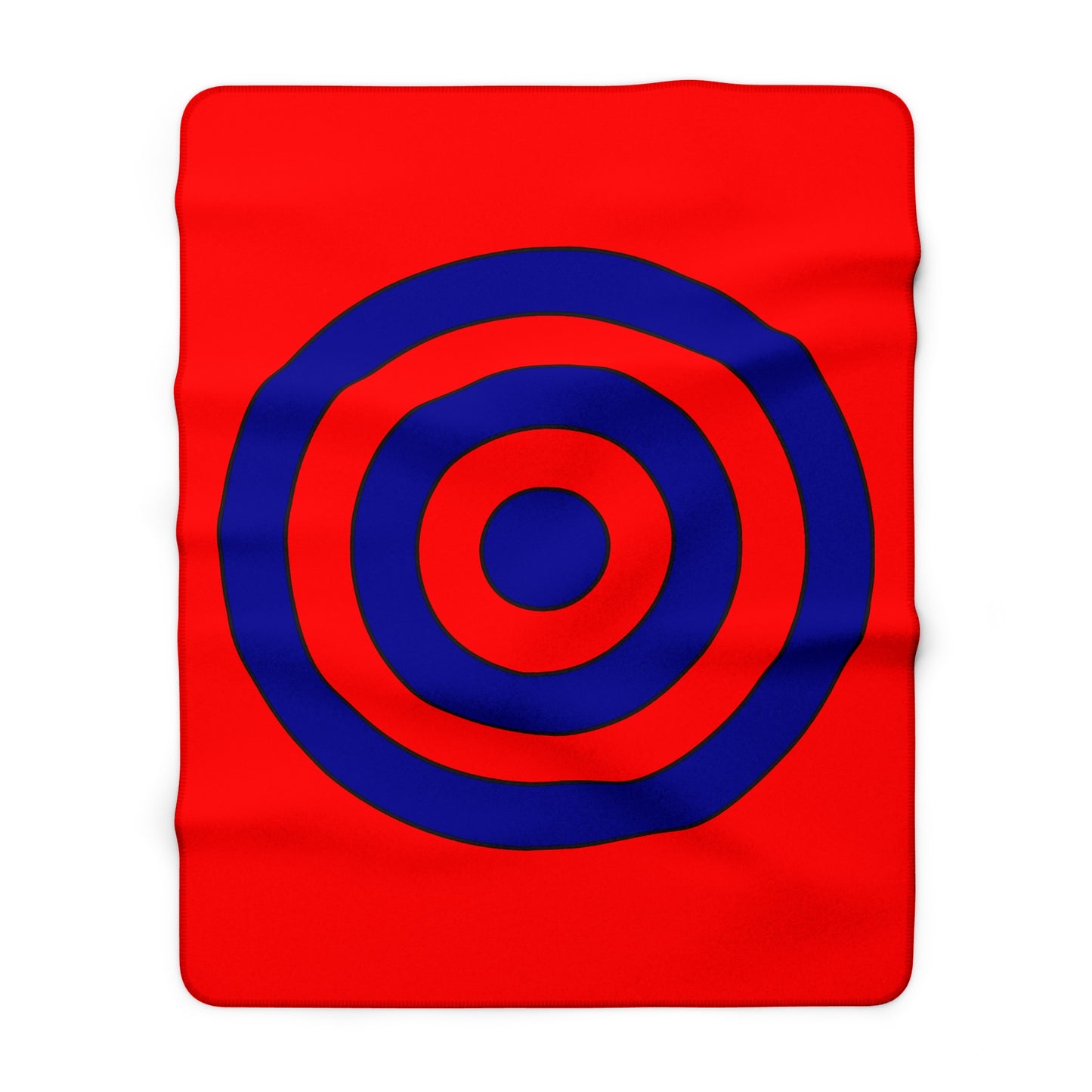 Taiwan Retro Target Blanket Throw