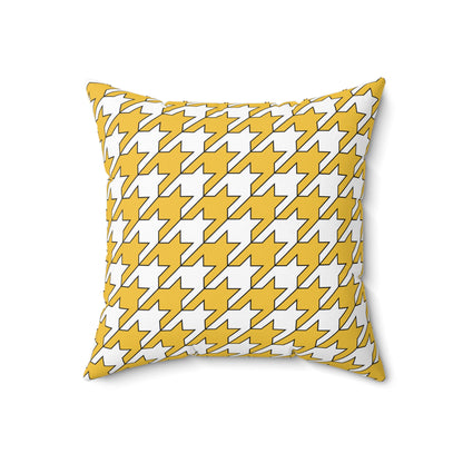 United States Virgin Islands Retro Houndstooth Cushion Pillow