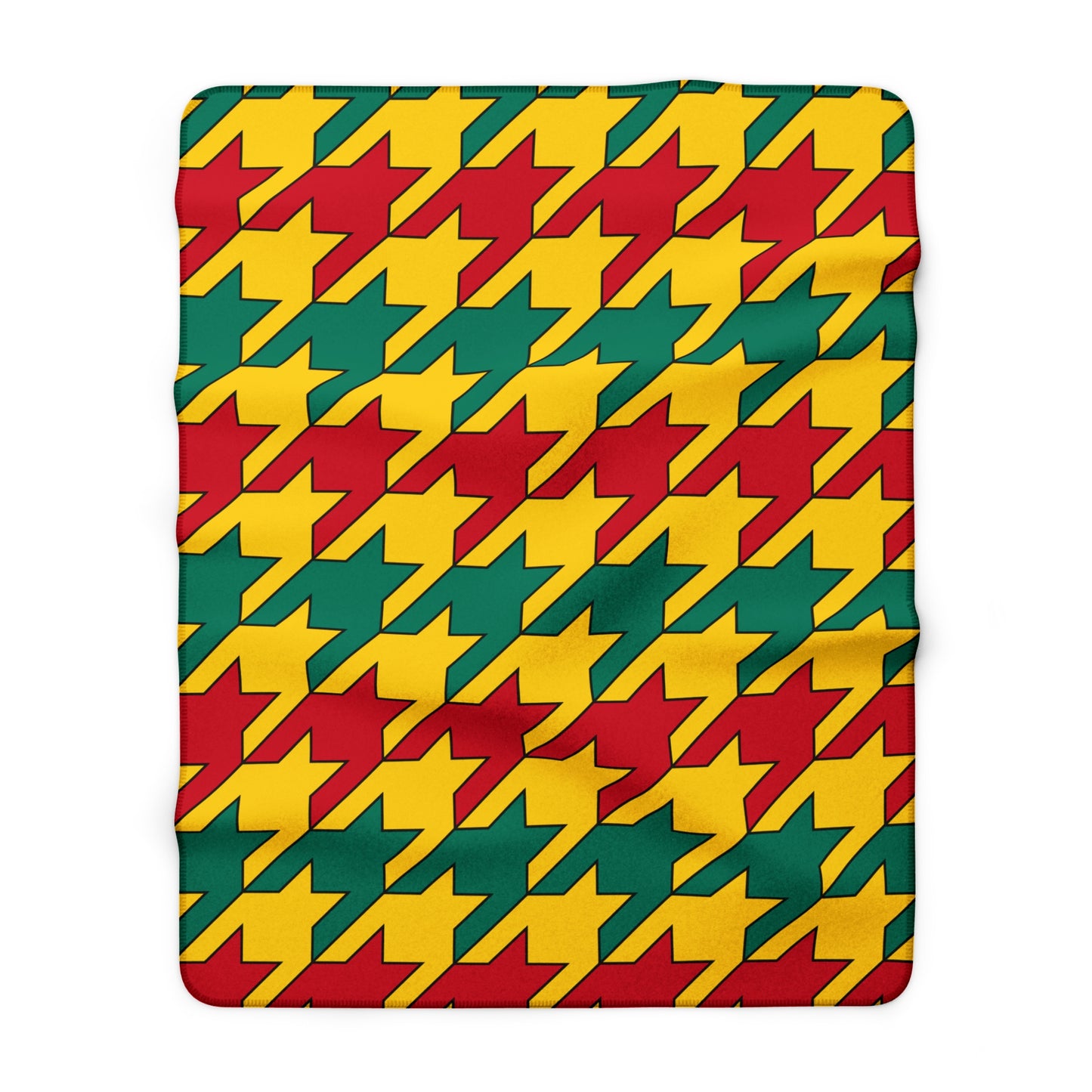 Cameroon Retro Houndstooth Blanket Throw