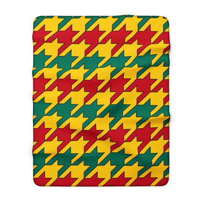 Cameroon Retro Houndstooth Blanket Throw