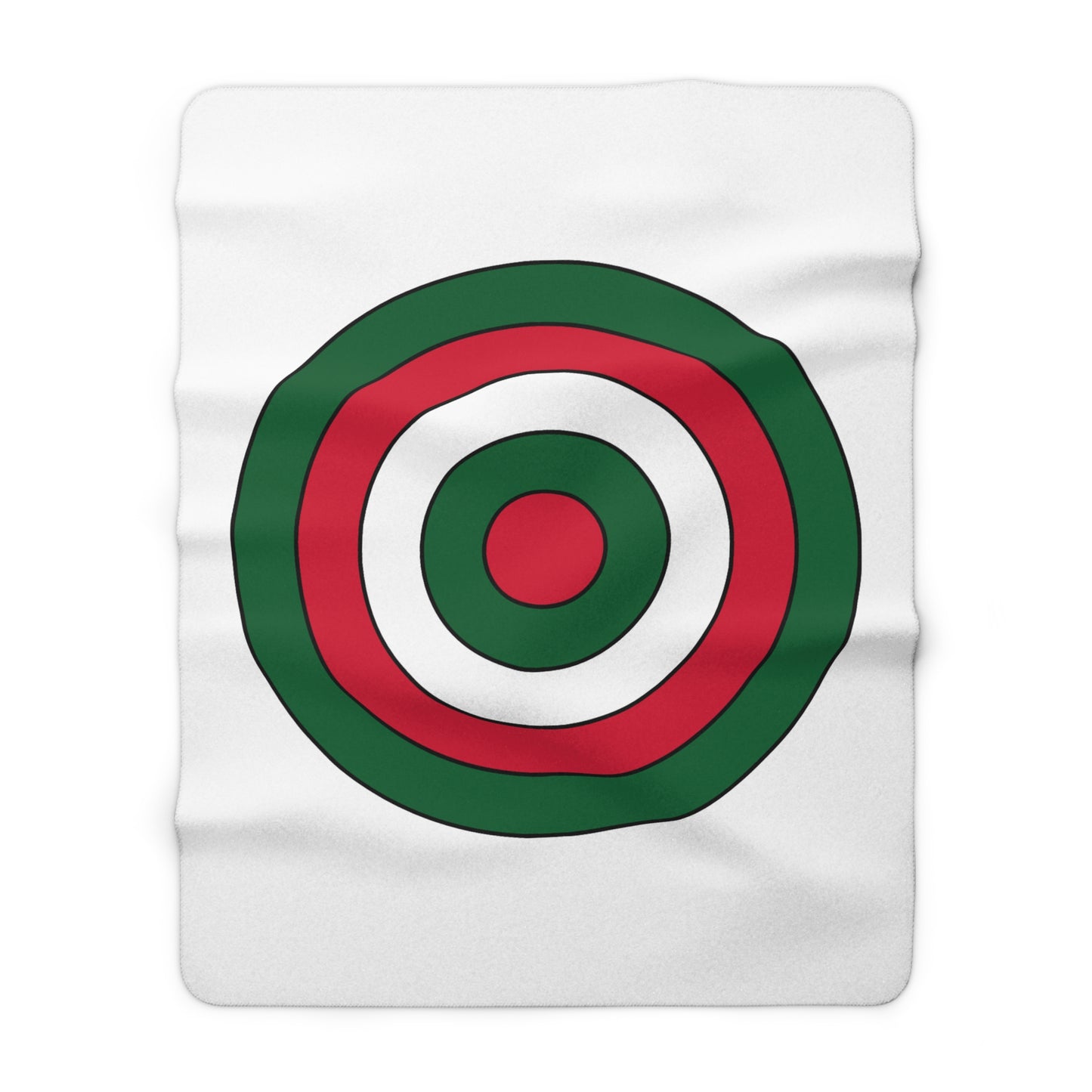 Algeria Retro Target Blanket Throw