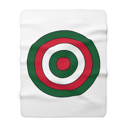 Algeria Retro Target Blanket Throw