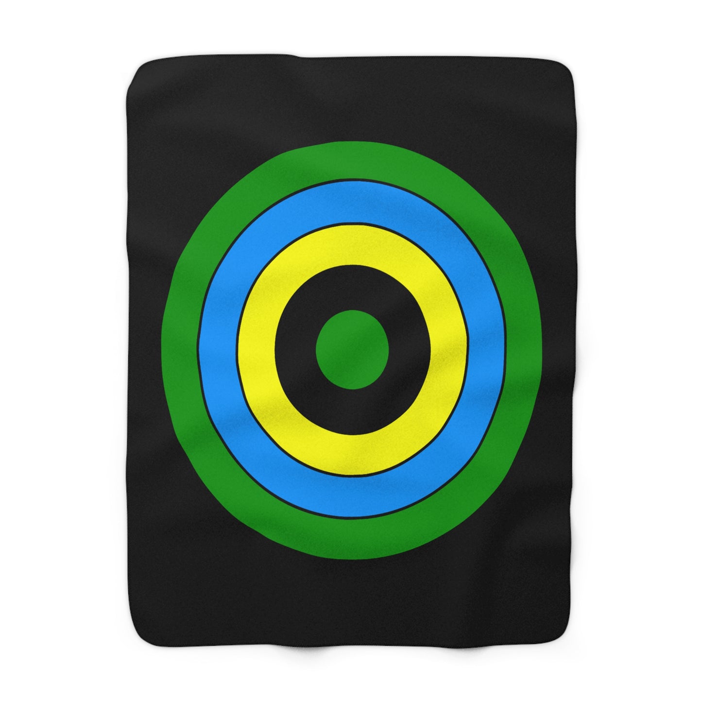 Tanzania Retro Target Blanket Throw