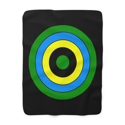 Tanzania Retro Target Blanket Throw