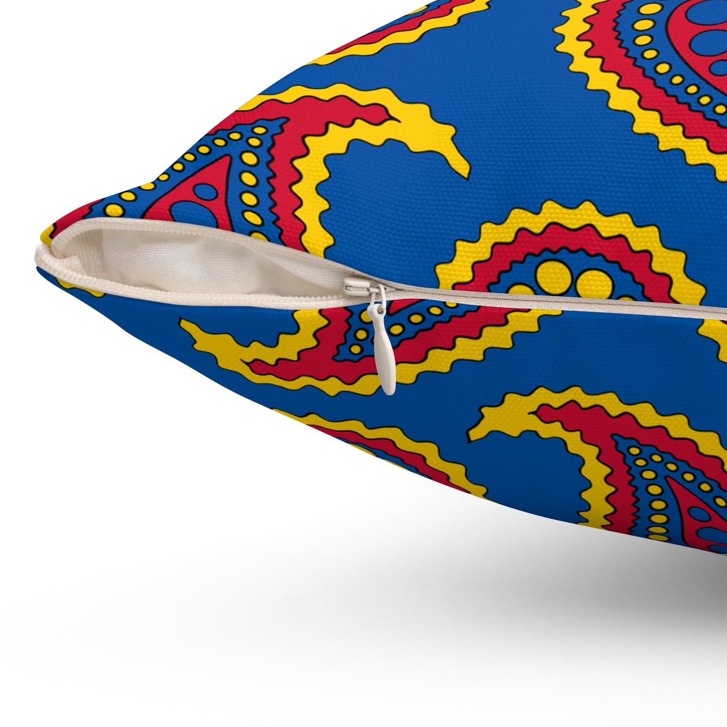 Aland Islands Retro Paisley Cushion Pillow