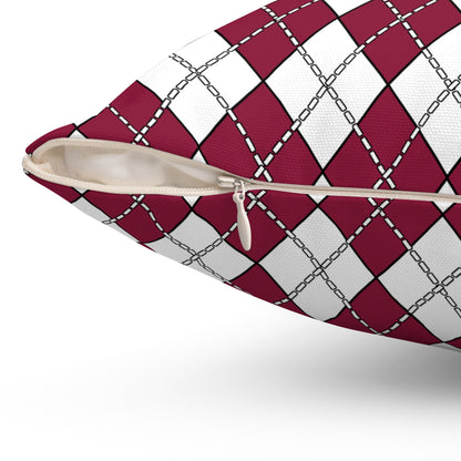 Qatar Retro Argyle Cushion Pillow