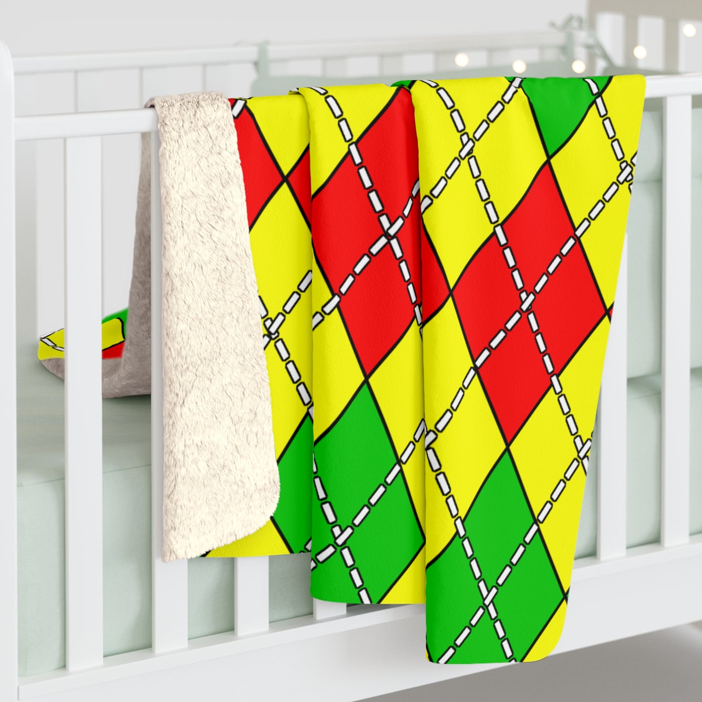 Congo Retro Argyle Blanket Throw