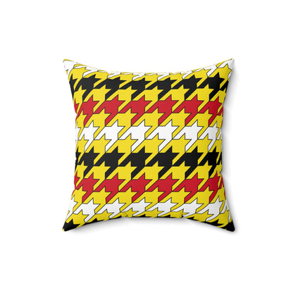 Brunei Darussalam Retro Houndstooth Cushion Pillow