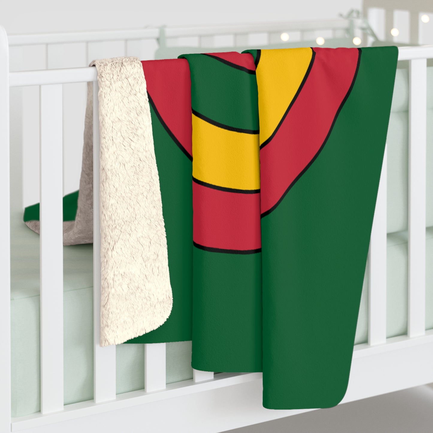 Mauritania Retro Target Blanket Throw