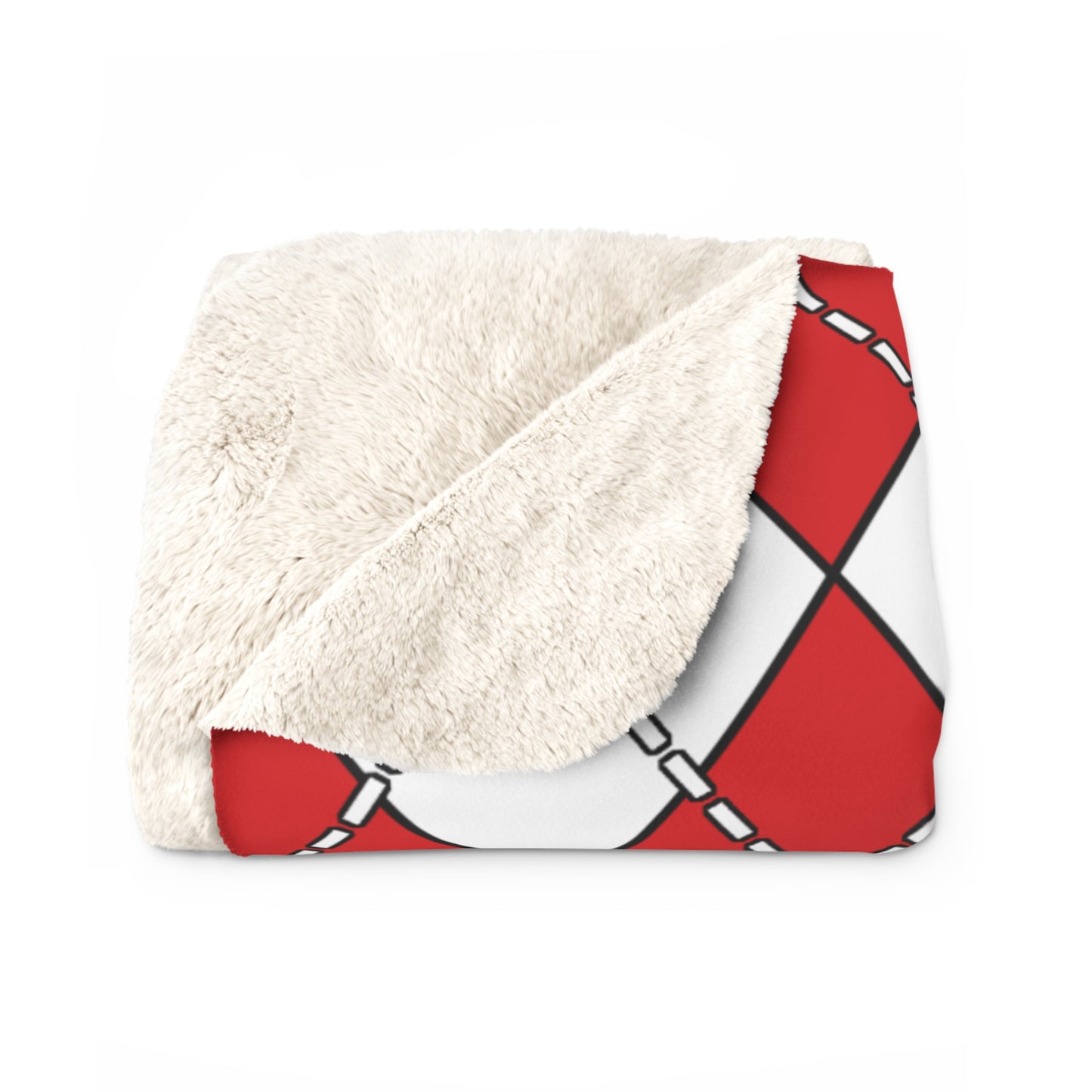 Czechia Retro Argyle Blanket Throw