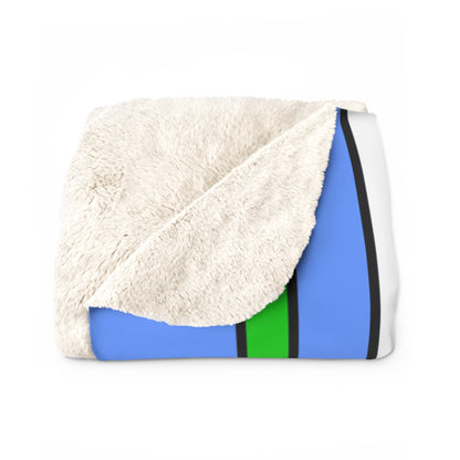 Djibouti Retro Stripes Blanket Throw