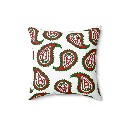 Tajikistan Retro Paisley Cushion Pillow