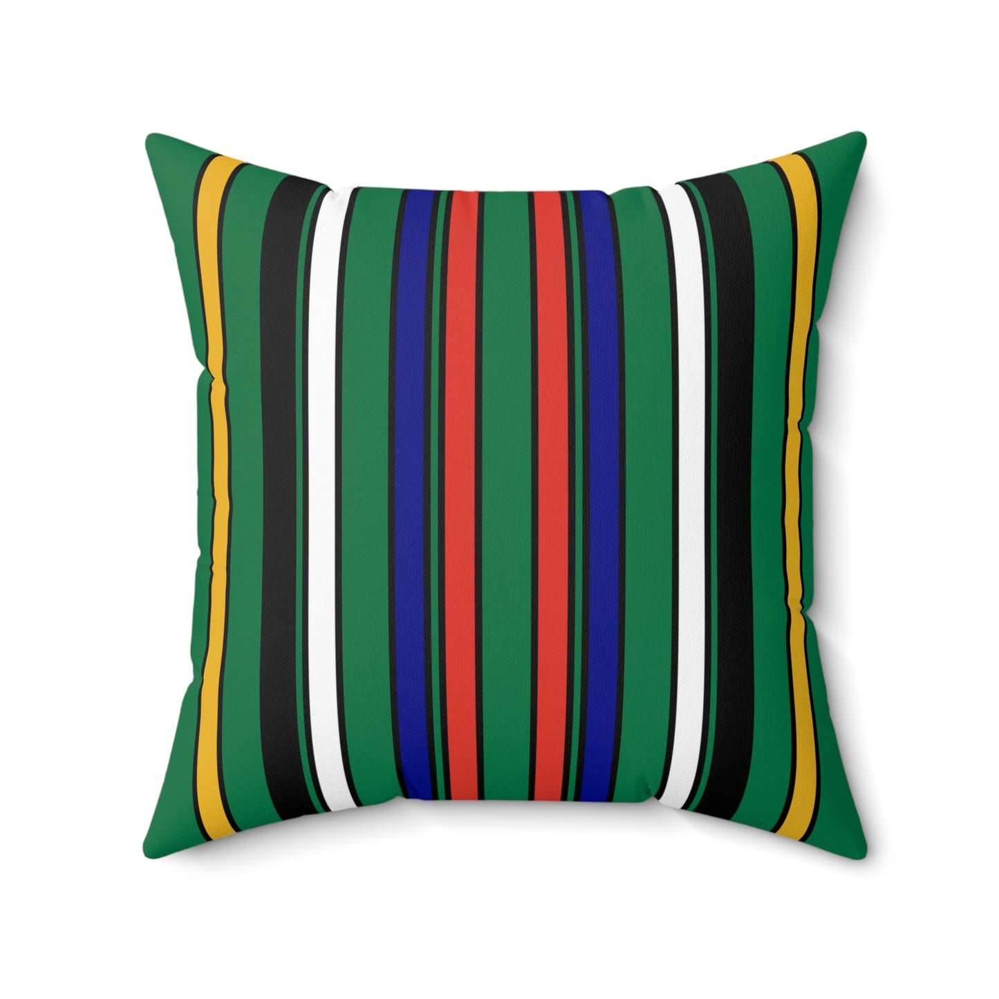 South Africa Retro Stripes Cushion Pillow