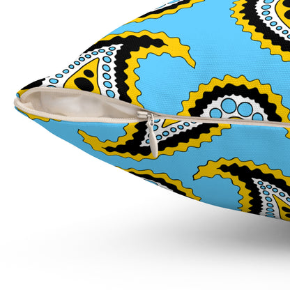 Saint Lucia Retro Paisley Cushion Pillow