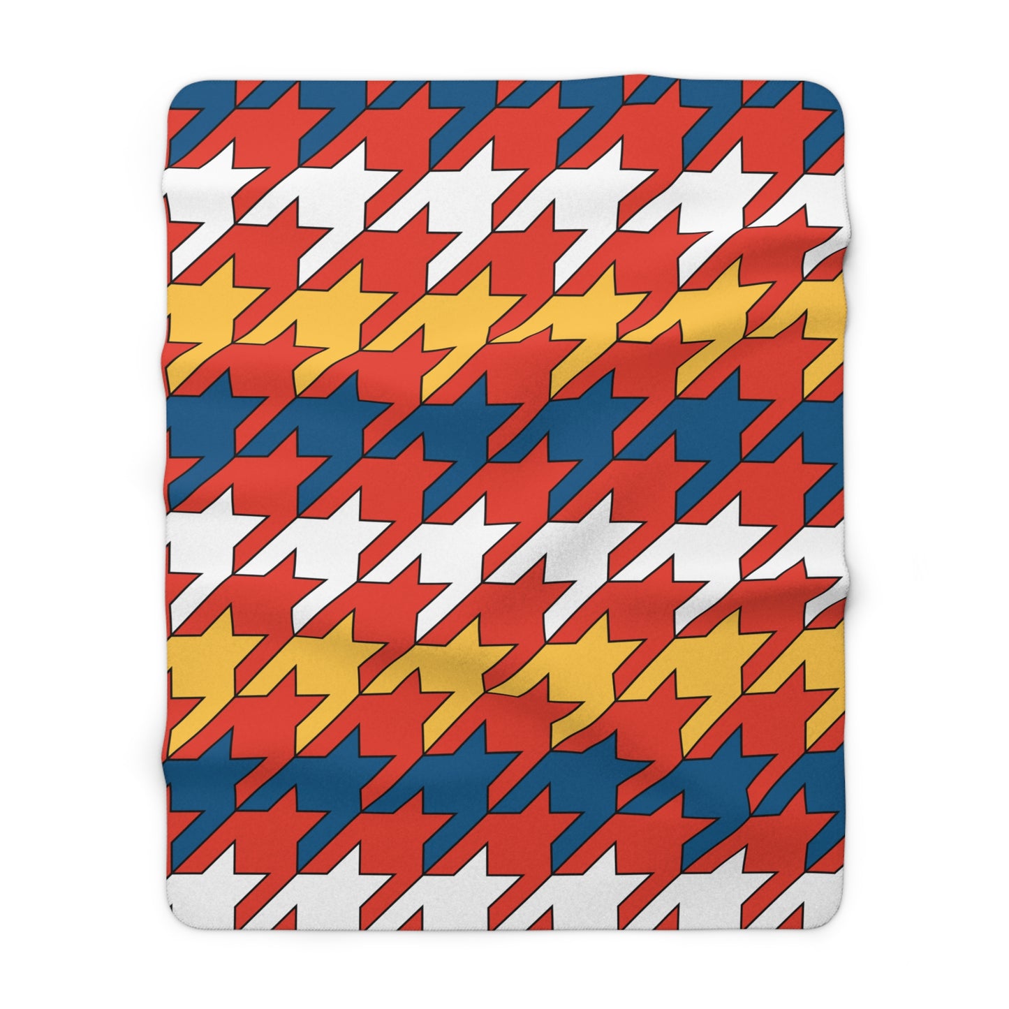 Kiribati Retro Houndstooth Blanket Throw