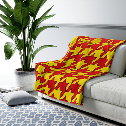 Catalonia Retro Houndstooth Blanket Throw