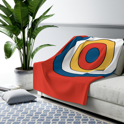 Kiribati Retro Target Blanket Throw