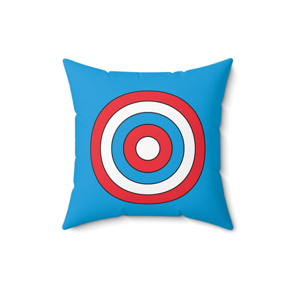 Luxembourg Retro Target Cushion Pillow