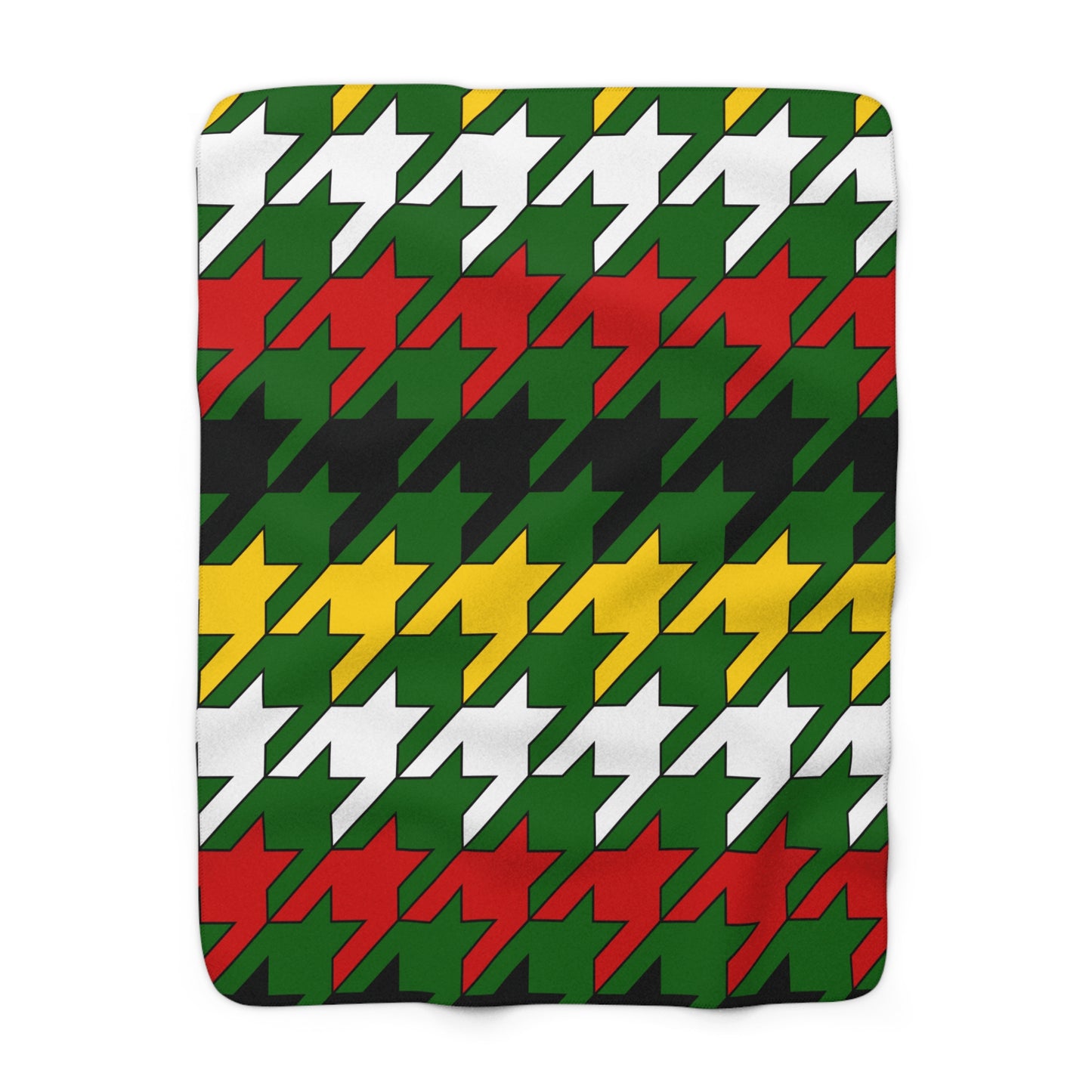 Zimbabwe Retro Houndstooth Blanket Throw