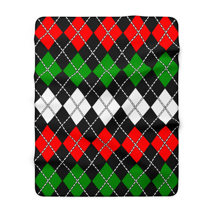 Sudan Retro Argyle Blanket Throw