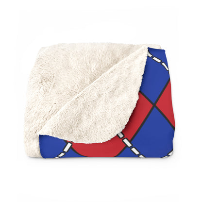 Philippines Retro Argyle Blanket Throw