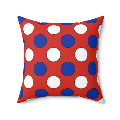 Paraguay Retro Polka Dots Cushion Pillow