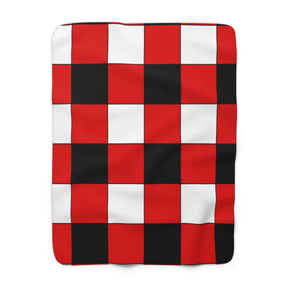 Trinidad And Tobago Retro Check Blanket Throw