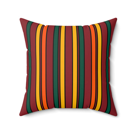 Sri Lanka Retro Stripes Cushion Pillow