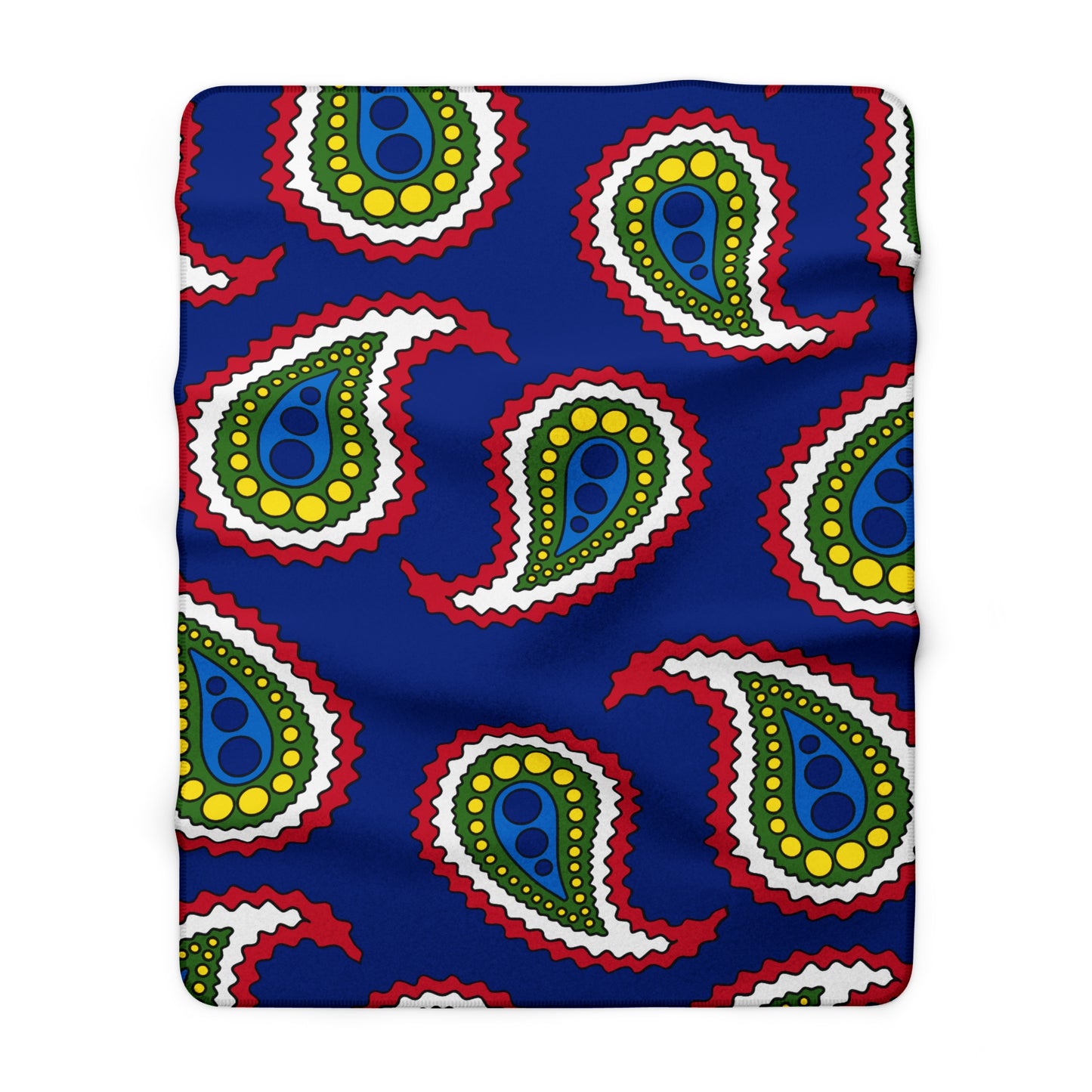 Pitcairn Retro Paisley Blanket Throw