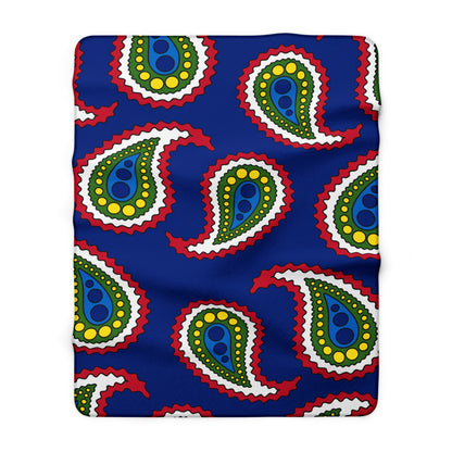 Pitcairn Retro Paisley Blanket Throw