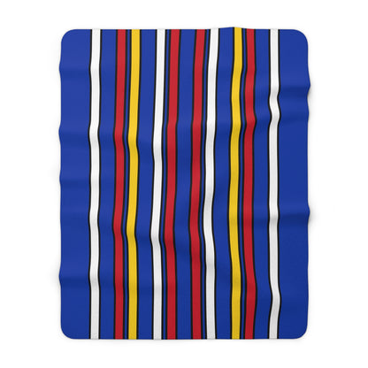 Philippines Retro Stripes Blanket Throw