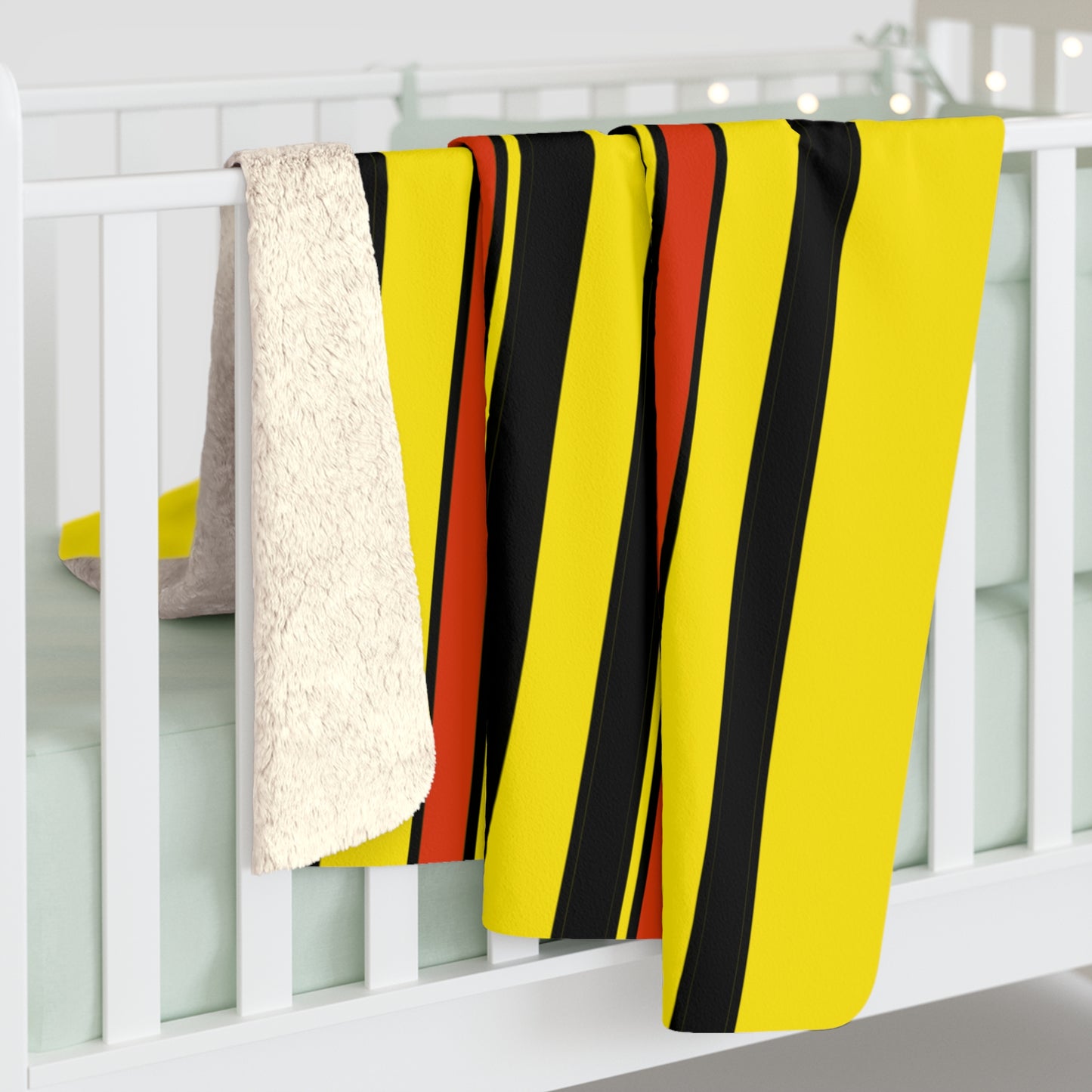 Uganda Retro Stripes Blanket Throw