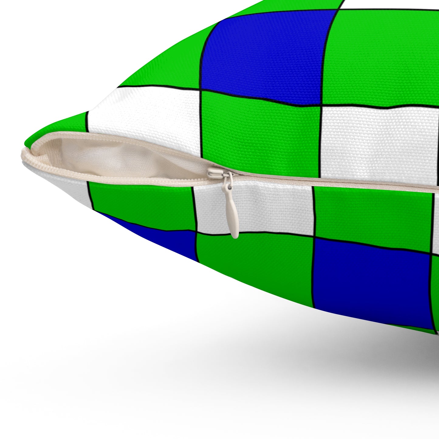 Sierra Leone Retro Check Cushion Pillow