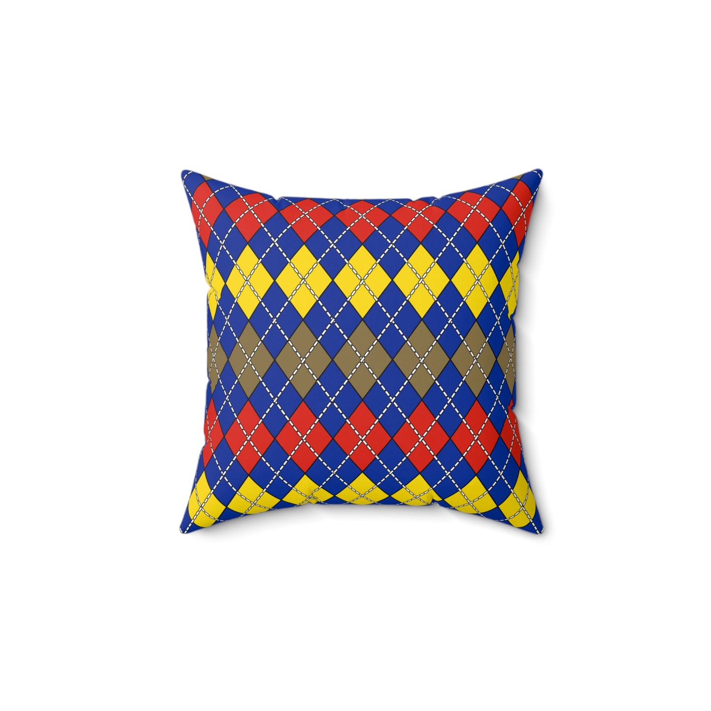 Moldova Retro Argyle Cushion Pillow